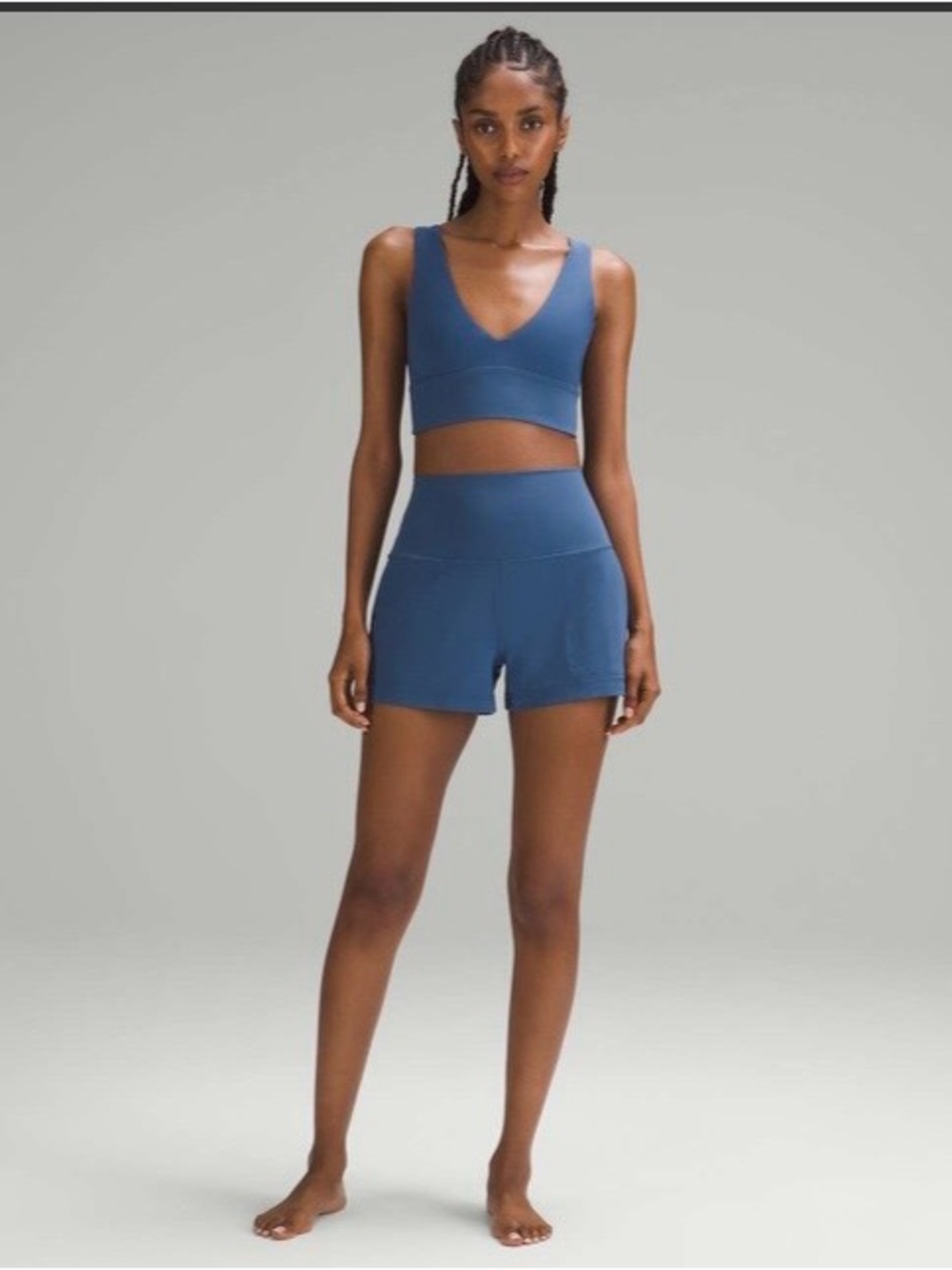 Lululemon Align Classic Fit 3” Shorts in Royal Blue